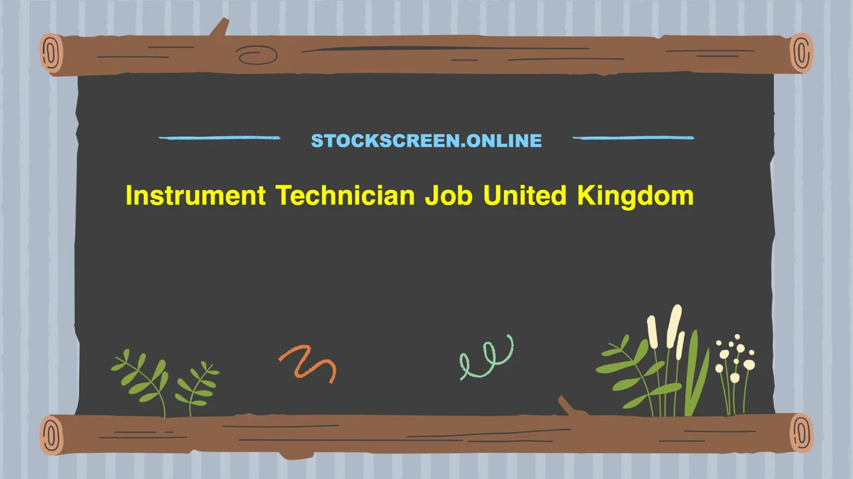 Instrument Technician Job United Kingdom