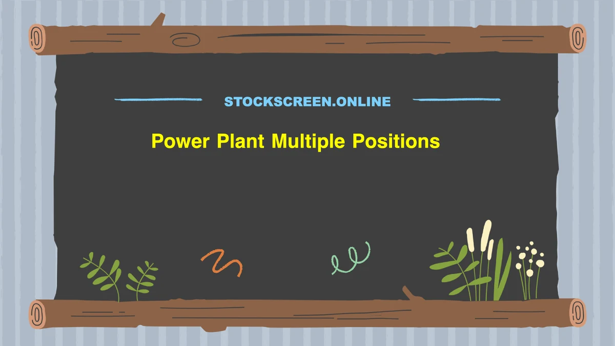 Power Plant Multiple Positions
