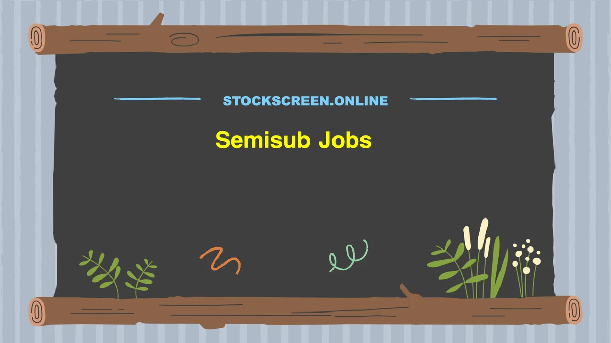 Semisub Jobs